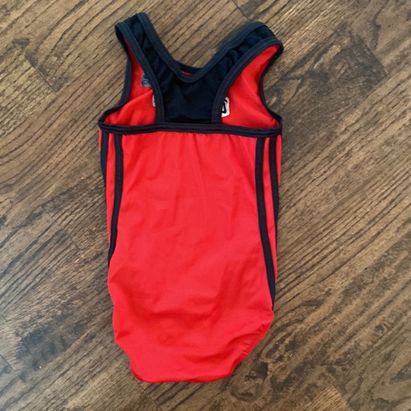 Adidas Red Dynamics Leotard - Picture 2 of 2